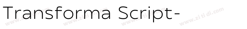 Transforma Script字体转换